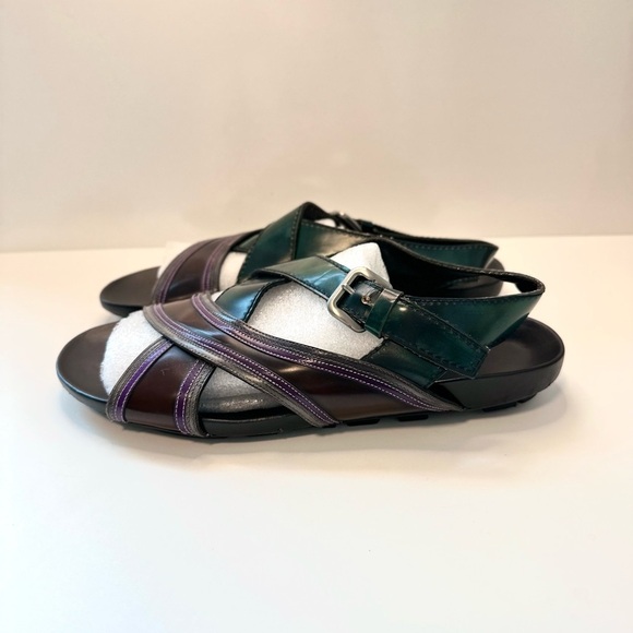Prada Leather Sandals – Made in Italy EU 38 - Picture 4 of 10